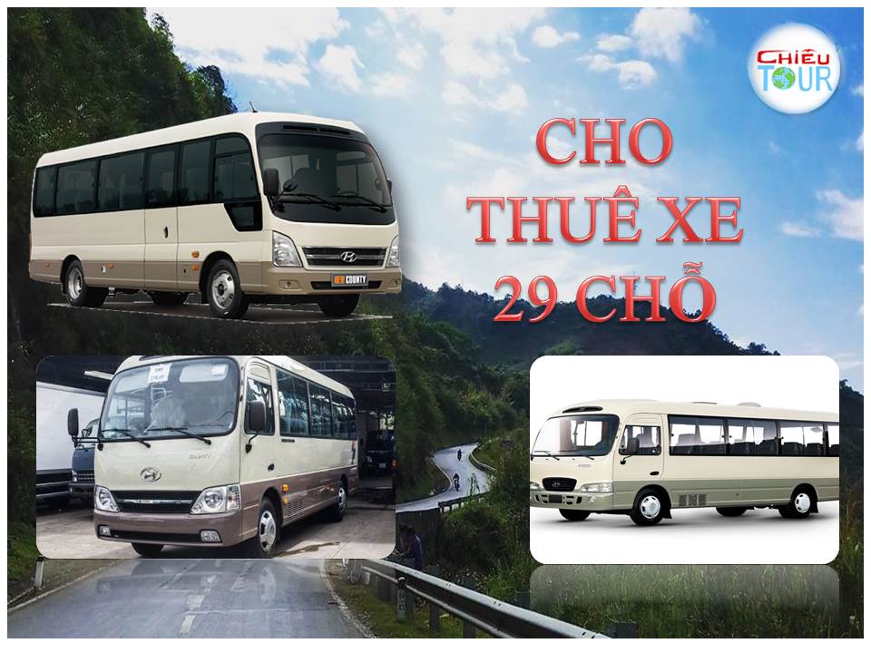 Cho thuê xe du lịch 29 chỗ tại Tân Phú.