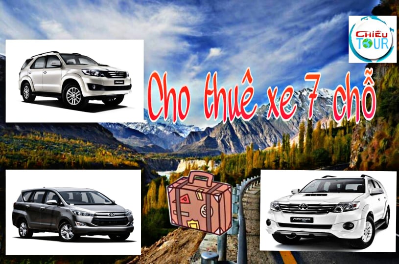 Cho thuê xe du lịch 7 chỗ tại Long An